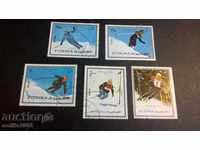 Winter Sports Postage Stamps