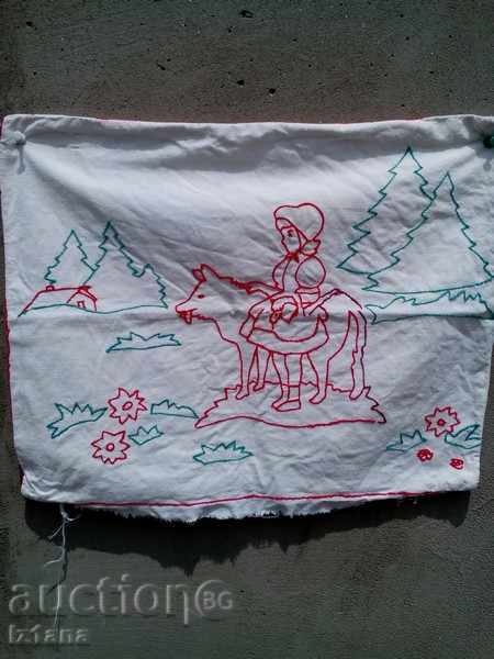 Embroidered pillow case with price 11.00 BGN | € 5.62