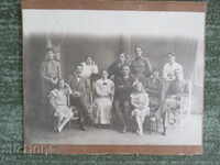 OLD PHOTO - CARDBOARD - VERY LARGE - FAMILY