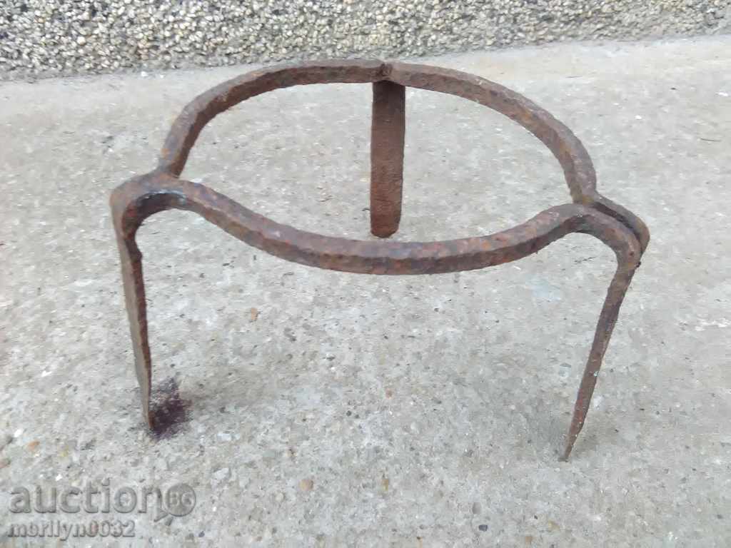 An old forged sack, fireplace, grill, wrought iron - 6 An old forged sack, fireplace, grill, wrought iron - 6
