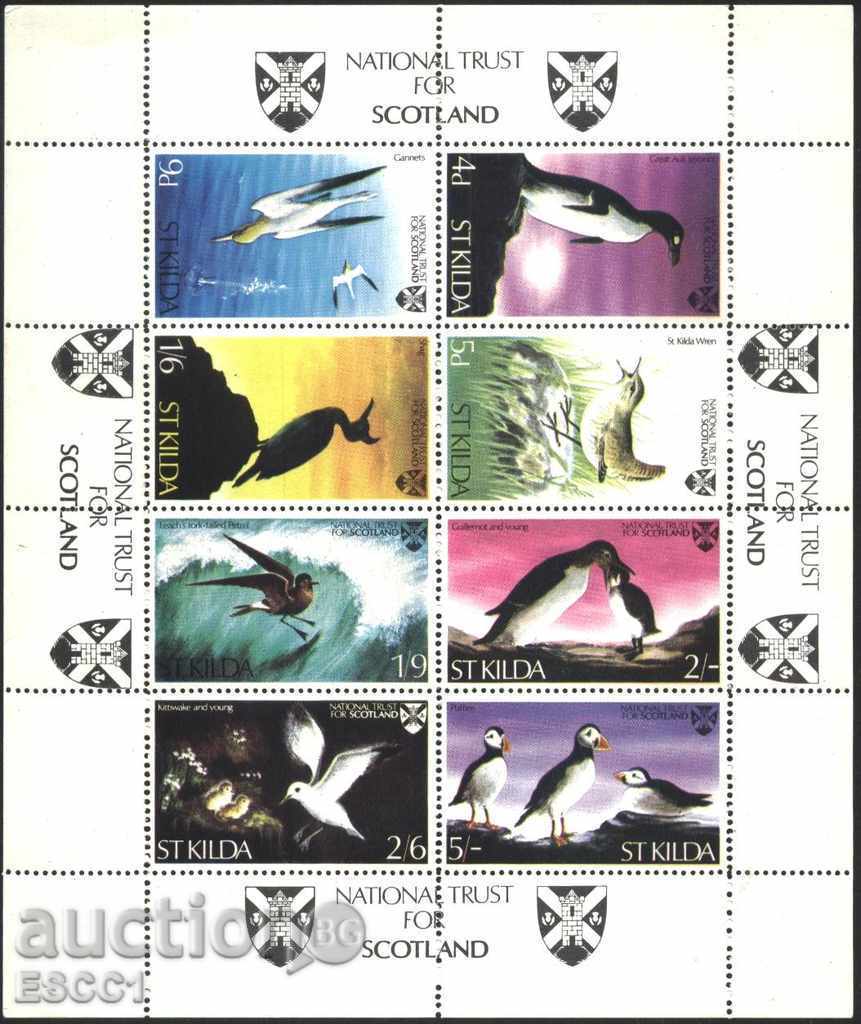 Καθαρίστε τα σήματα 1968 Πανίδα Πουλιά της Σκωτίας St Kilda