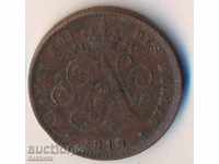 Βέλγιο 2 centimes 1919, DES Belges