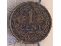 Холандия 1 цент 1917 година