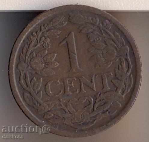 Холандия 1 цент 1915 година
