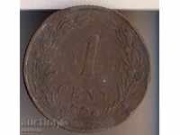 Холандия 1 цент 1902 година