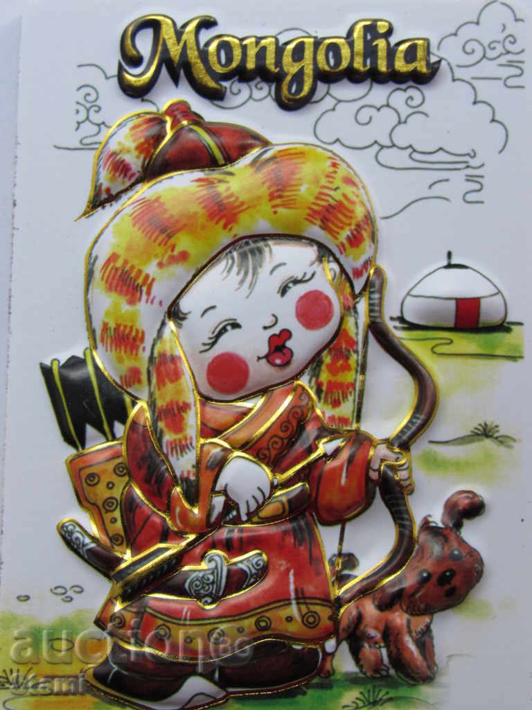 Genuine 3D Magnet from Mongolia-8 series - 6 Genuine 3D Magnet from Mongolia-8 series - 6