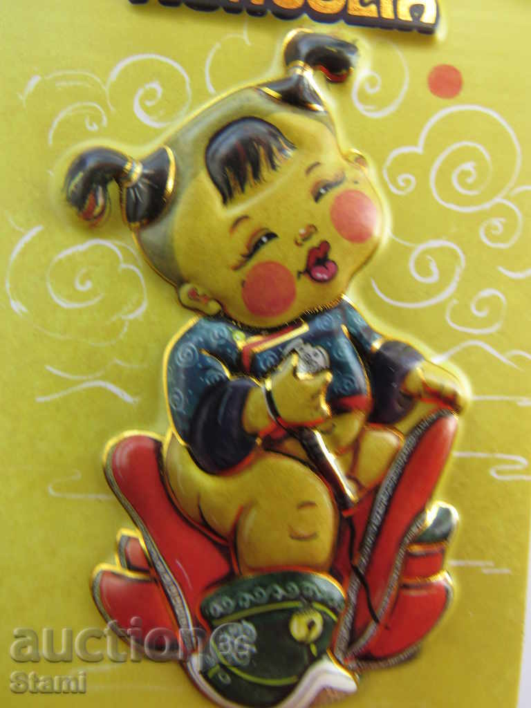 Auction Authentic 3D Magnet from Mongolia-series-9 Auction Authentic 3D Magnet from Mongolia-series-9