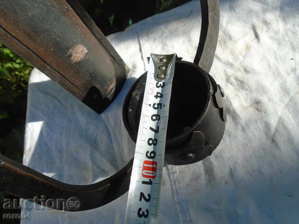 MASSIVE OLD IRON STOCK, DOOR POCKET, CANDLE ??? - 5 MASSIVE OLD IRON STOCK, DOOR POCKET, CANDLE ??? - 5