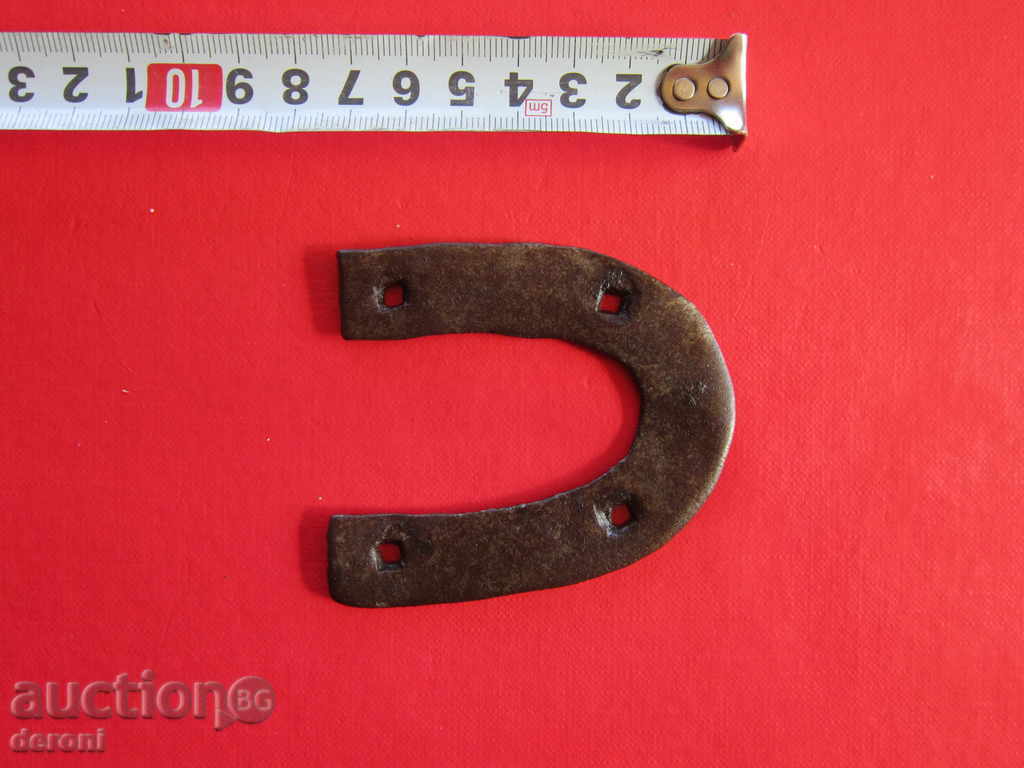 Old soldier's horseshoe horseshoe forged wrought iron