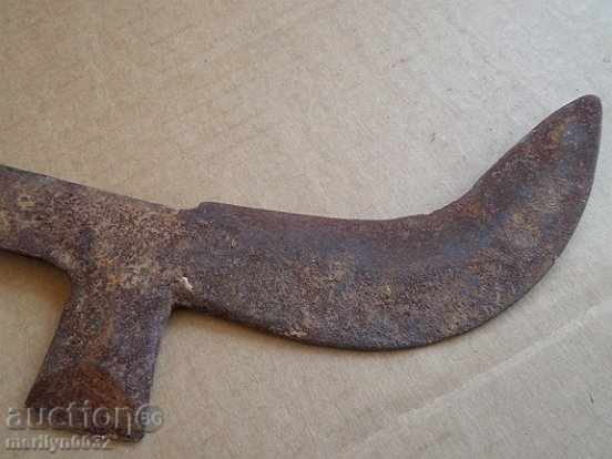 Auction Old instrument picker with engraved wrought iron blade Auction Old instrument picker with engraved wrought iron blade