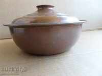 Tinned Sahan lid honey pot baker basan basin