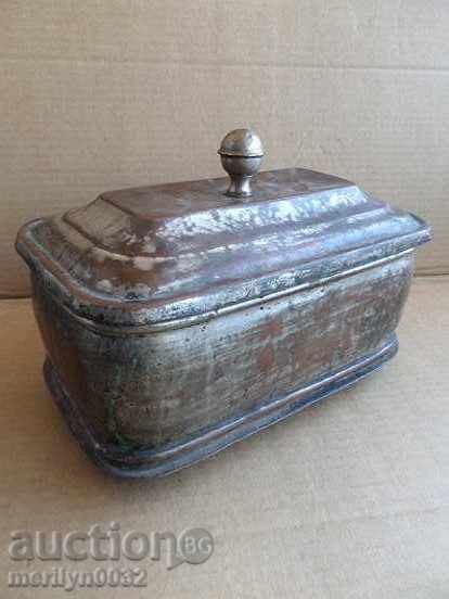 Tinned copper vessel copper basan basin pot with price 189.00 BGN | € 96.63 Tinned copper vessel copper basan basin pot with price 189.00 BGN | € 96.63