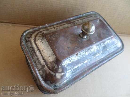 Auction Tinned copper vessel copper basan basin pot Auction Tinned copper vessel copper basan basin pot