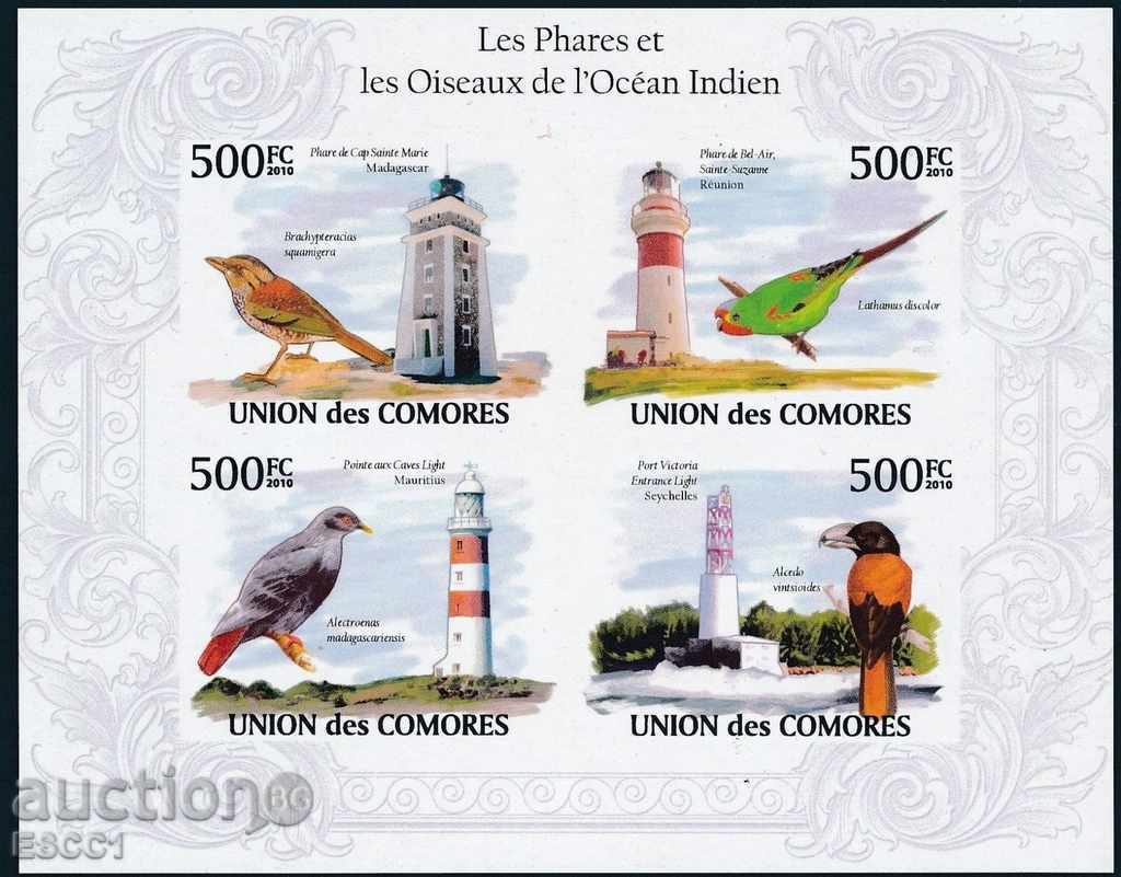 Καθαρίστε μπλοκ φάροι Πουλιά 2010 από τις Κομόρες