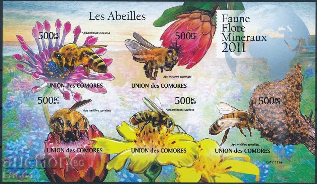 Καθαρίστε μπλοκ Πανίδα μέλισσες 2011 από τις Κομόρες