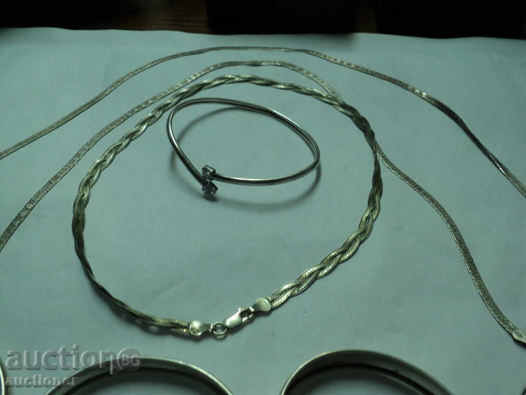 WOMEN'S SILVER BRACELETS AND SETS CHAINS !!!!!!!!!!!!!!!!!!!!!! - 5 WOMEN'S SILVER BRACELETS AND SETS CHAINS !!!!!!!!!!!!!!!!!!!!!! - 5