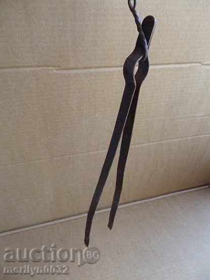 Old hand forged dilaf, wrought iron, mask - 5 Old hand forged dilaf, wrought iron, mask - 5
