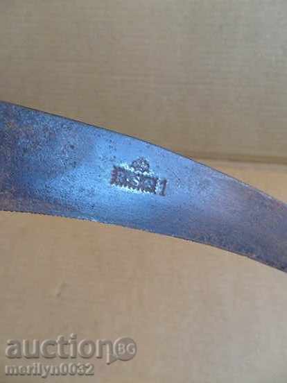 An old sickle with a seal, a knife, a blade, a wrought iron with price 32.00 BGN | € 16.36 An old sickle with a seal, a knife, a blade, a wrought iron with price 32.00 BGN | € 16.36