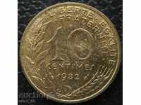 Γαλλία - 10 centimes 1982