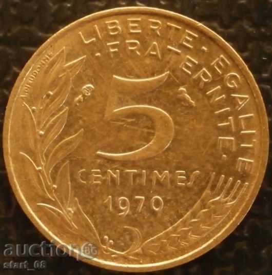 Franța - 5 centime 1970