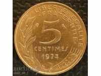 Franța - 5 centime 1973