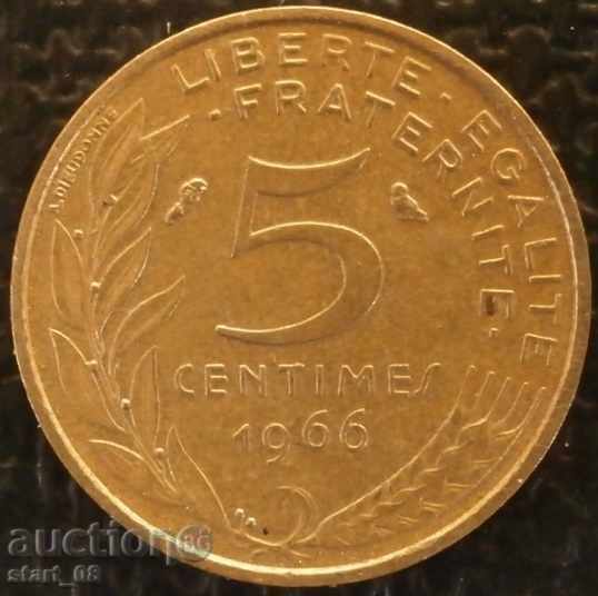 France - 5 centimeters 1966