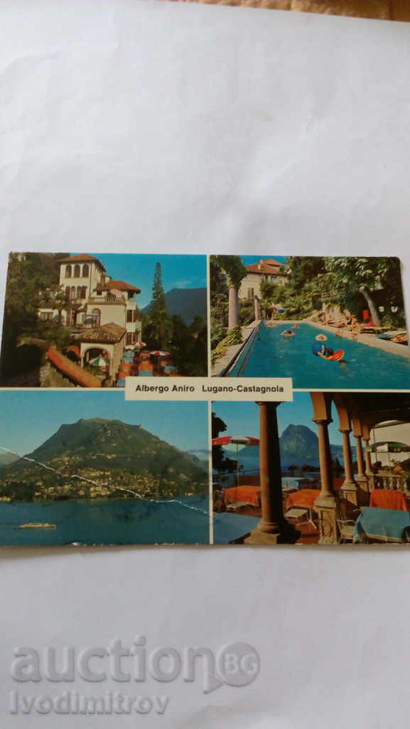 Postcard Lugano Castagnola 1984