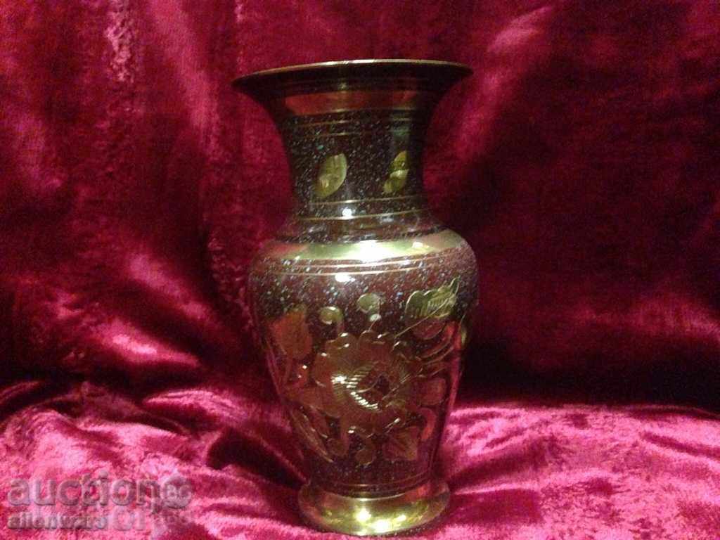 Beautiful brass vase - 1 with price 35.00 BGN | € 17.90 Beautiful brass vase - 1 with price 35.00 BGN | € 17.90