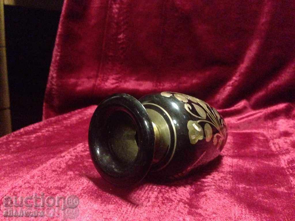 Beautiful brass vase - 4 with price 35.00 BGN | € 17.90 Beautiful brass vase - 4 with price 35.00 BGN | € 17.90