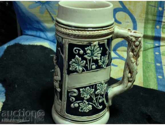 Beer mug / ceramics / enamel / GERMANY - 5 Beer mug / ceramics / enamel / GERMANY - 5