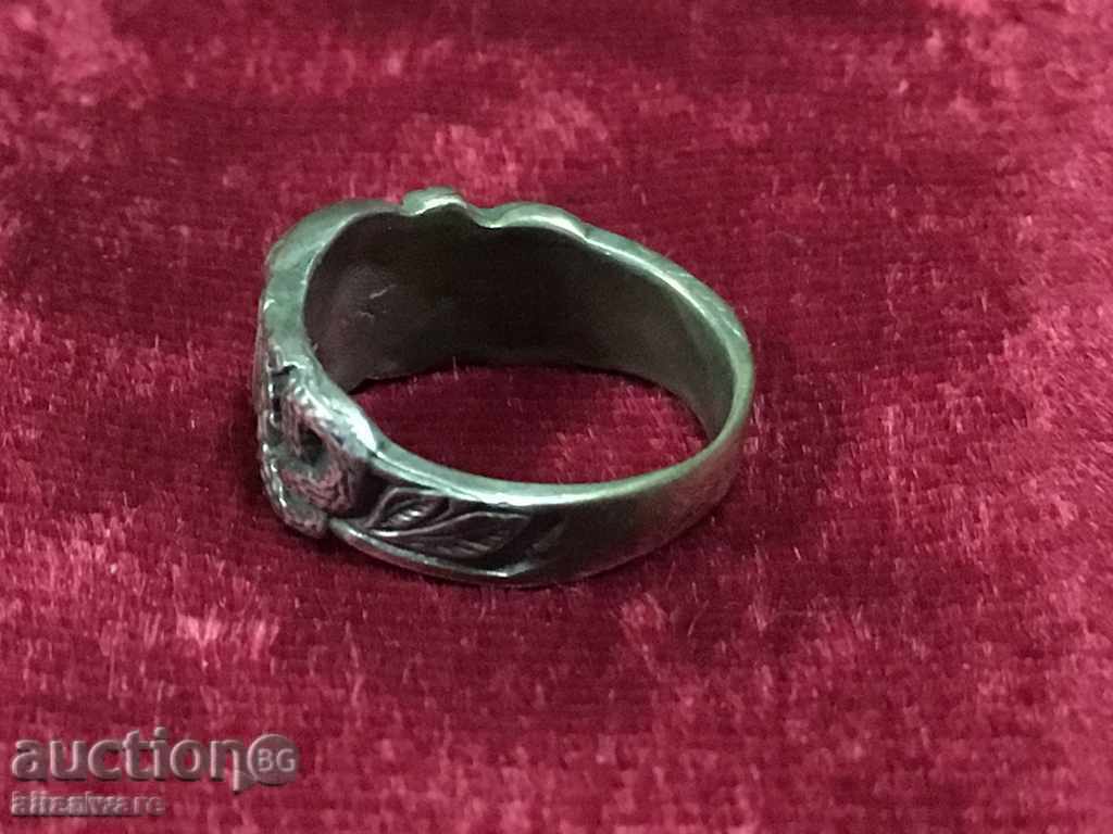 Auction Silver German ring SS Bandenkampf -2 Auction Silver German ring SS Bandenkampf -2