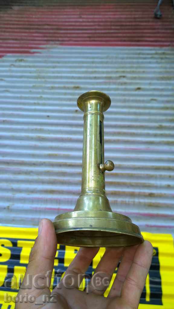 8534. STAR MAKER BRONZE CANDLE WITH MECHANISM FOR LUBRICANTS - 7 8534. STAR MAKER BRONZE CANDLE WITH MECHANISM FOR LUBRICANTS - 7