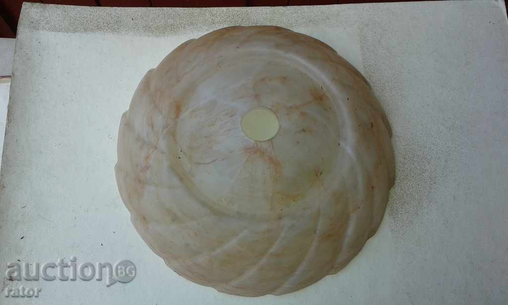 Large old glass lampshade for lamp, chandelier with price 10.00 BGN | € 5.11