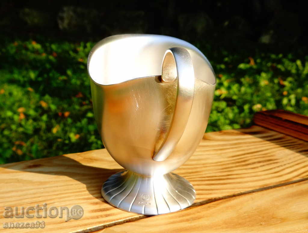 Silver-plated pitcher, milk jug made of bronze with price 12.00 BGN | € 6.14