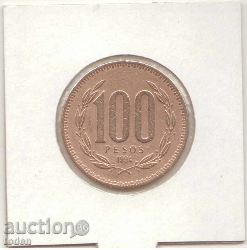 Auction Chile-100 Pesos-1994 So-KM# 226 Auction Chile-100 Pesos-1994 So-KM# 226