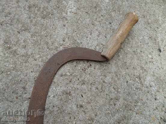 Old sickle, blade, wrought iron - 5 Old sickle, blade, wrought iron - 5