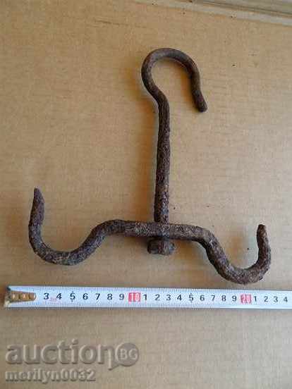 Auction  Forged buttock, hook, wrought iron
