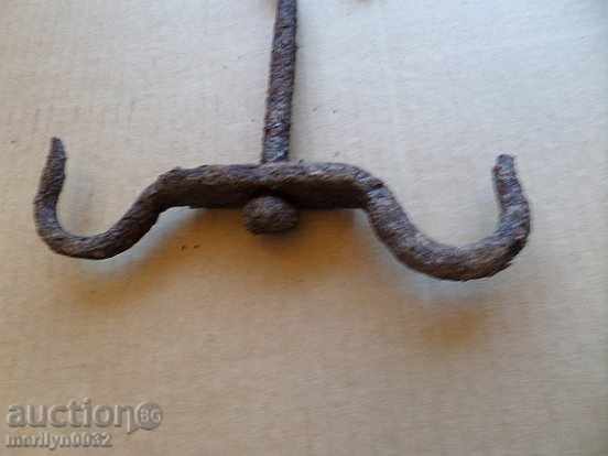 Forged buttock, hook, wrought iron - 5