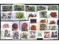 Клеймовани марки Флора Цвете Растения МИКС   от Швеция