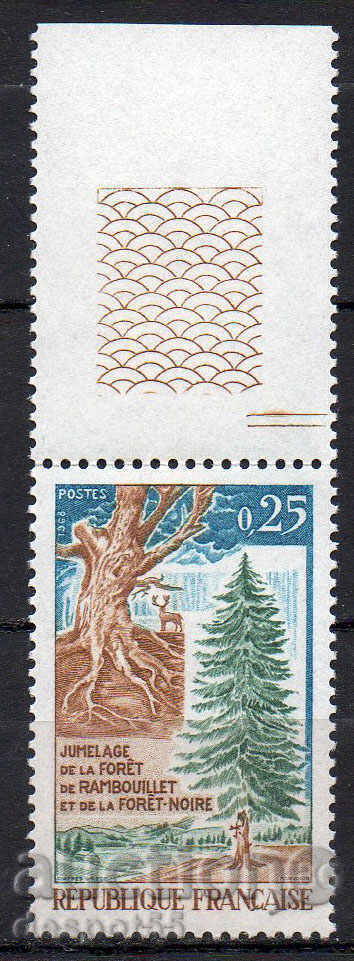 1968. Franța. păduri negre și conifere.