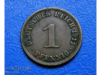 Γερμανία 1 Pfennig 1911A