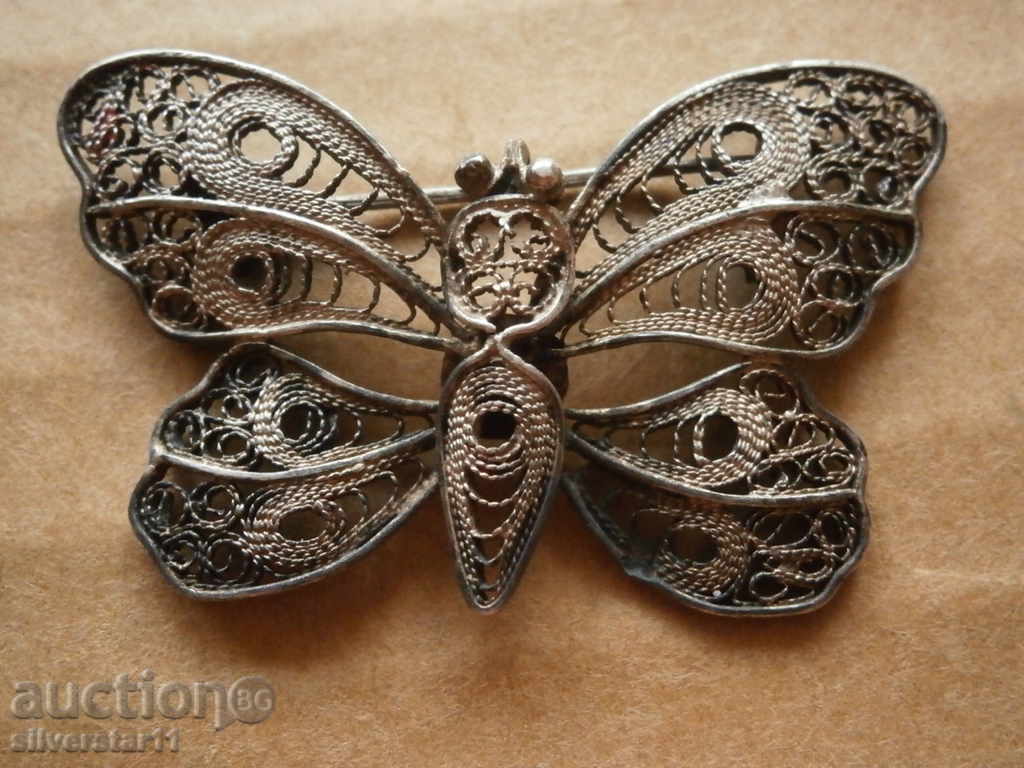 Old silver brooch filigree Silver brooch - unique with price € 41.00 | 80.19 BGN Old silver brooch filigree Silver brooch - unique with price € 41.00 | 80.19 BGN