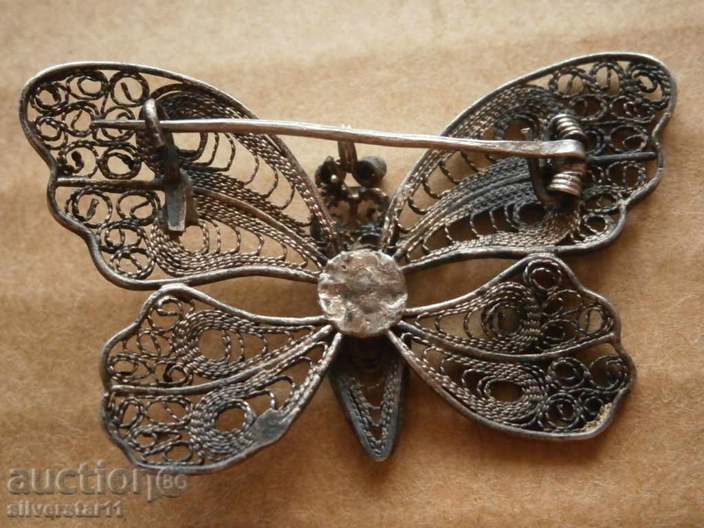 Delivery of Old silver brooch filigree Silver brooch - unique Delivery of Old silver brooch filigree Silver brooch - unique