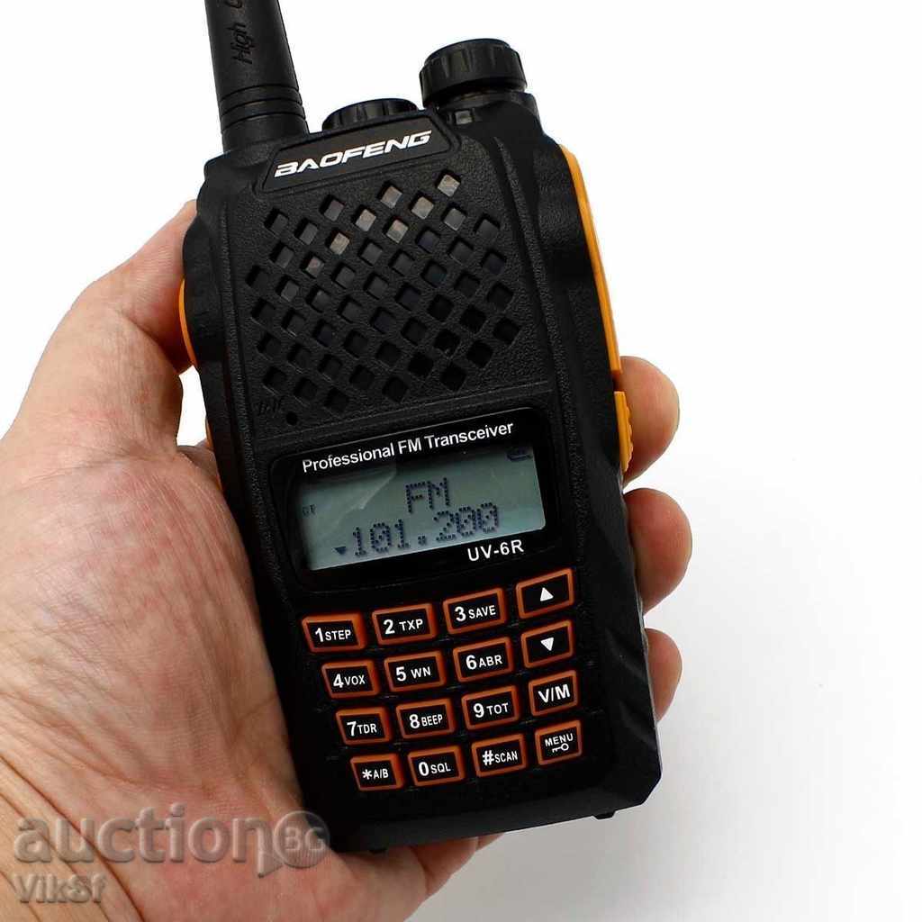 Dual post de radio în bandă Baofeng 6R 5 / 8W DTMF, CTCSS, DCS cu preț 74.50 BGN | € 38.09