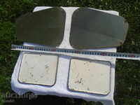 tablă veche acoperă cu jeep-ul rusesc și altele.