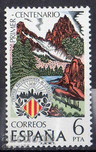 1976. Spain. 100th Tourist Union of Catalonia.