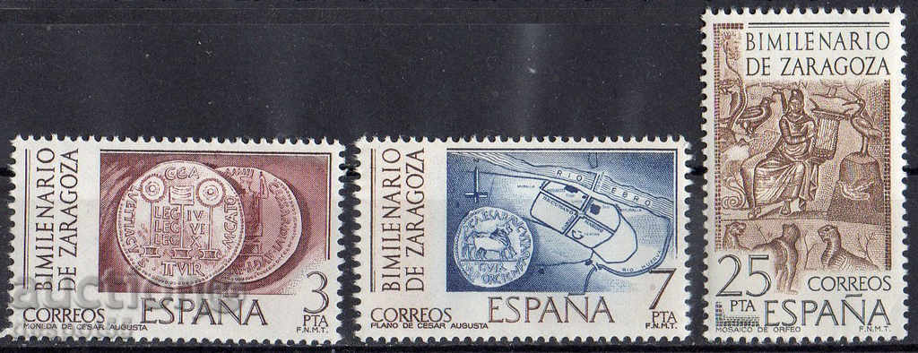 1976. Spain. 2000 since the founding of Zaragoza.