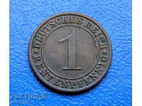 Germania 1 pfennig /1 Rentenpfennig/ - 1924A