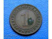 Γερμανία 1 Pfennig /1 Reichspfennig/ - 1925A