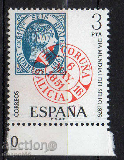 1976 Spania. Ziua Mondială de timbre poștale.